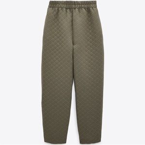 Zara quilted slouchy pants